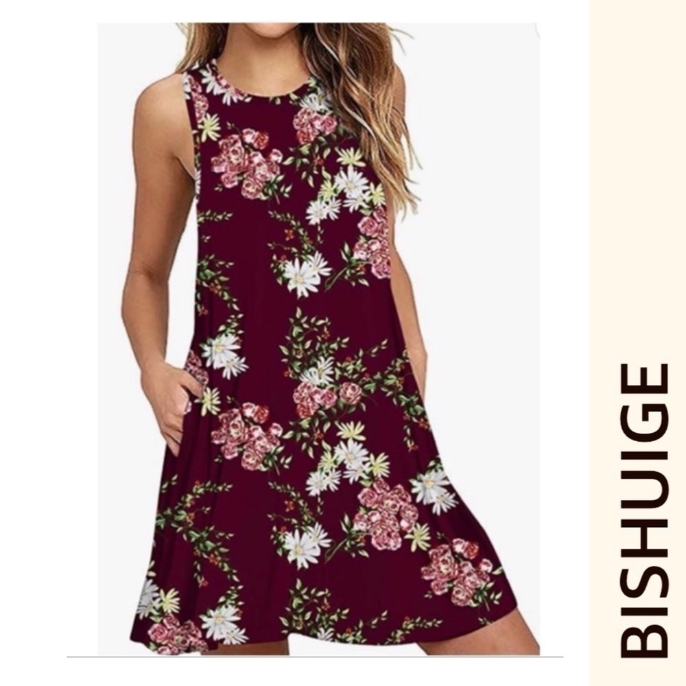 Bishuige Floral Dress